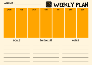 week plan